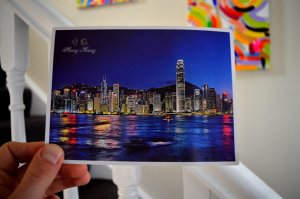 Hong Kong postcard from China
